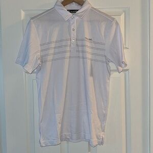 NWOT Travis Mathew - White Golf Polo - SMALL